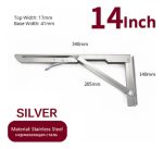 Bisagras Escuadra Soporte Estante Repisa Plegable 35cm 1par - Imagen 4