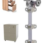 Cerradura Chapa Frontal Kardex Cajonera 1pcs P/3cajon 50cm