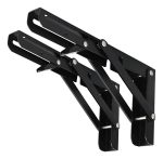 Bisagras Escuadra Soporte Estante Repisa Plegable 35cm 1par