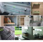 Soporte Repisa Vidrio De 3 A 20mm Cromado 2 Unidades - Imagen 8