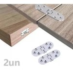 Bisagra Para Puerta Mueble Armario Plegable 180° 2 Unidades - Imagen 10