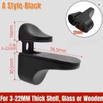 Soporte Repisa Vidrio De 3 A 20mm Cromado Brillan 2 Unidades - Imagen 9