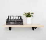 Bisagras Escuadra Soporte Estante Repisa Plegable 35cm 1par - Imagen 6