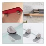 Soporte Repisa Vidrio De 3 A 20mm Cromado Brillan 2 Unidades - Imagen 10