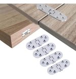 Bisagra Para Puerta Mueble Armario Plegable 180° 4 Unidades - Imagen 5