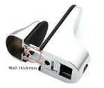 Soporte Repisa Vidrio De 3 A 20mm Cromado Brillan 2 Unidades - Imagen 7