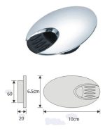 Pasacable Ovalado Satín Escritorio Perforación De 60mm 10un - Imagen 3