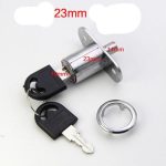 Cerradura O Chapa Cajón Tipo Boton Para Muebles 10un - Imagen 2