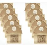 10 Bolsas Filtro Papel Aspiradora Para Karcher Wd2 Mv2 A2004