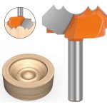 Fresa Madera Vaciado Toma 8mm Fondo Bola Doble