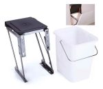 Basurero Para Puerta Cocina Abatible 18lt, 32anc X 37alt 1pc - Imagen 2