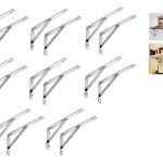 Soporte Escuadra Repisa Colgador 15cm 20p 10par Inox