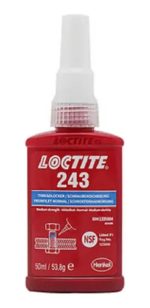 Loctite 243 Traba Perno Azul 50ml Viscosidad: 1300/3000
