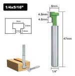 Fresa Tipo T Para Pernos Anclaje 1/4 X 8mm - Imagen 2