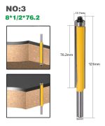 Fresa Madera Copiadora Larga Vástago 8mm 3un Dif Medidas - Imagen 4