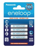 Pila Panasonic Recargable Eneloop Aaa Con 4 Unidades 800 Mah