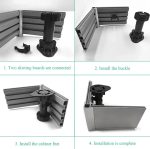 Pata Regulable Mueble Cocina 100 Pcs De 10-12cm Para Zócalo - Imagen 3