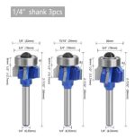 Fresa Madera Perfiladora De Tapacanto 1, 2 3mm Toma 1/4 C.t. - Imagen 2