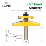 Fresa Madera Moldura Zócalo Marcos Vástago  1/2  Panel - Imagen 2