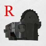 Rueda Derecha Para Roborock Mod S50, S51, S55 - Imagen 2