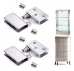 Bisagra Puerta Vidrio 8 A 12m Pivote 4un 20 Kilos Alt.trafic