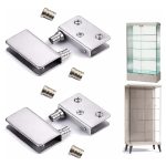 Bisagra Puerta Vidrio 8 A 12m Pivote 4un 20 Kilos Alt.trafic