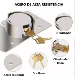 Chapa Cerraduras De Seguridad Para Camion Bodega Cobertizo - Imagen 4