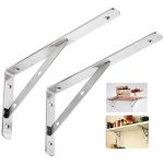 Soporte Escuadra Repisa Colgador 20cm 2p 1par Inox