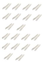 Corredera Riel Blanco 55 Cm, Sbp, Self-closing, 20 Pares