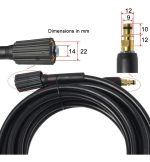 Manguera Para Hidrolavadora Karcher K2 A K7 10mts - Imagen 2