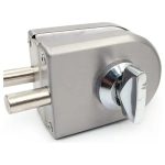 Cerradura Puerta Vidrio De 8 A 12mm Llave Pestillo V A V - Imagen 4