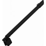 Barra Soporte En Angulo De Vidrio De Ducha Negra 100-120cm
