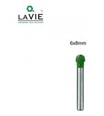 Fresa Madera Redonda Toma 6 Mm X 8 Mm - Imagen 2