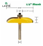 Fresa Madera Moldura Zócalo Espigadora Vástago 1/4 - Imagen 3