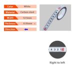 Cinta Métrica Adhesiva Metálica 0 Der A Izq Largo 2 Mt - Imagen 2
