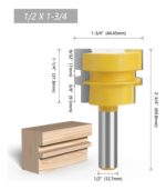 Fresa Madera Ensamble O Machimbra Do Bástago 1/2x31.8mm - Imagen 2