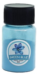 Pigmento Polvo Azul Verdoso Para Resina 20ml Efecto Marmol