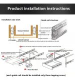 Corredera Telescópica H40 25cm 1mm 40k Cierre Normal 1par - Imagen 3