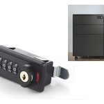 Cerradura Con Clave Cero Automático Y Llave Maestra Lockers