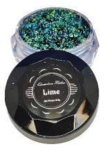 Pigmento Escamas Camaleon Lima Para Resina Slime Uñas Velas