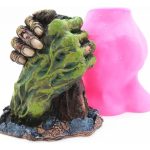 Molde Silicona Velas Y Jabón Mano Zombie