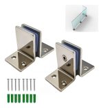 Soporte División Separador Para Vidrio Panel T 2pcs Inox.304