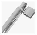 Barra De Soporte De Vidrio De Ducha Plateada 100-120cm - Imagen 5