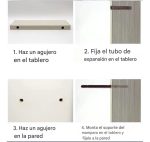 Soporte Para Estante Repisa Oculto Flotante 8un - Imagen 4