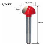 Fresa Madera Media Caña Vástago 1/2 X 5/8 1pcs - Imagen 2