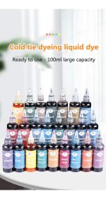 Anilinas Tie Dye 24 Colores 100ml Cu. Teñido Colores Vivos - Imagen 7