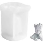 Molde Silicona Velas Y Jabón Groot Tamaño S