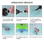 Resina Uv Cristal Curado Ultravioleta Bisuterías Joyas 200g - Imagen 4