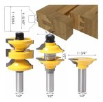 Fresa Madera Puertas Marcos Paneles Vástago 1/2 - Imagen 2