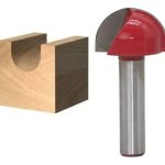 Fresa Madera Media Caña Vástago 1/2 X 5/8 1pcs